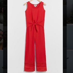 NWT Anthro two piece red loungeset size M